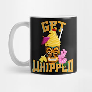 Get Whipped Tropical Tiki Mug with Pineapple Dessert Dark Version Mug